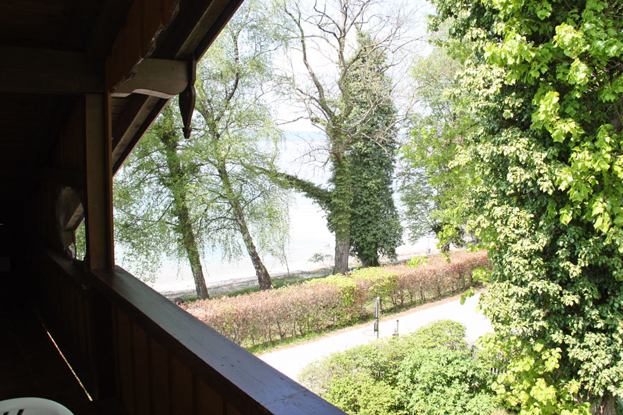 Ferienwohnung Bernried am Starnberger See - Blick vom Balkon